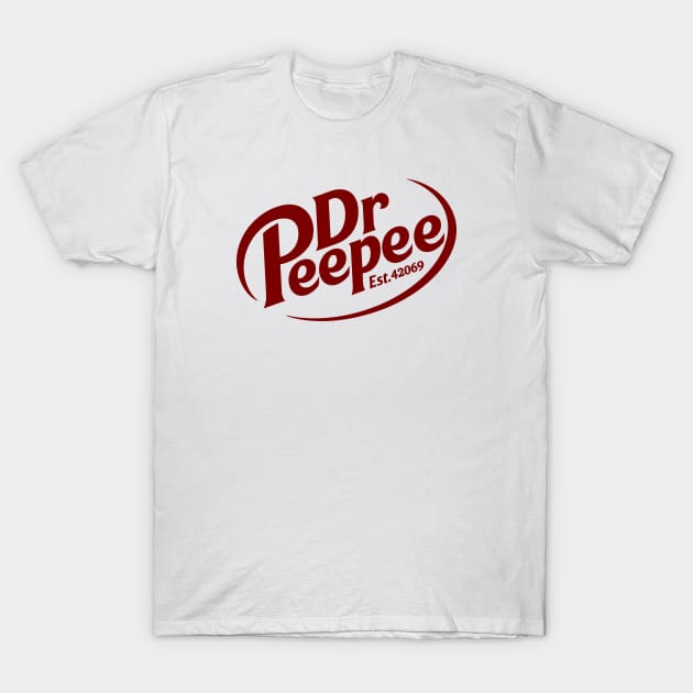 Dr Peepee Logo T-Shirt by Kurger Bing